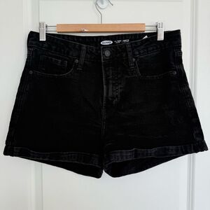OLD NAVY | Black O.G High Rise Shorts